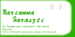 marianna haraszti business card